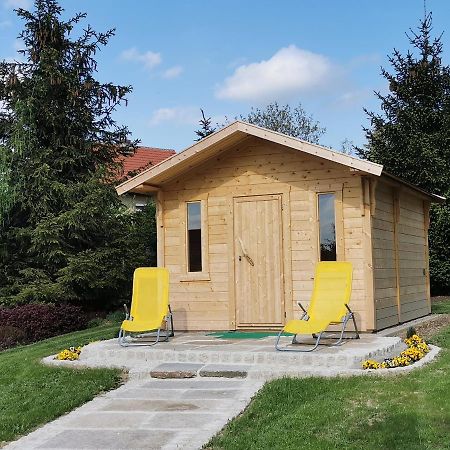 Pension Raupennest Mit Blockhaussauna Bautzen Exteriör bild